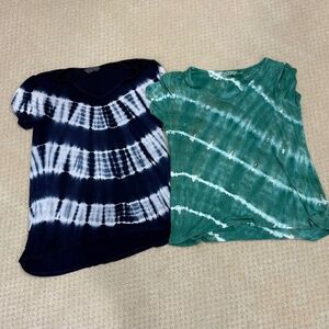 Set of 2 Tryst tie dye shirts